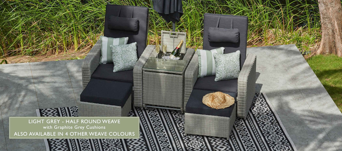 ALLEGRO - RECLINING SOFA CHAIR, DAYBED OR SUN LOUNGER