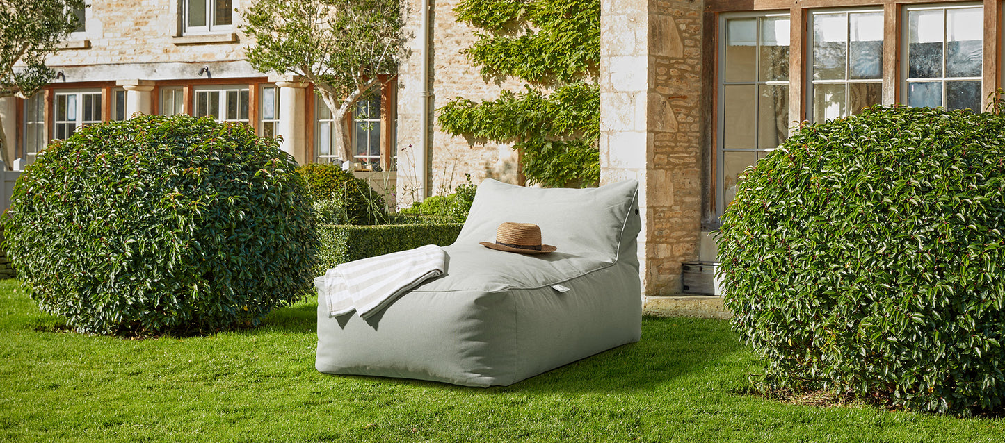 INDOOR OUTDOOR BEANBAG SUN LOUNGER